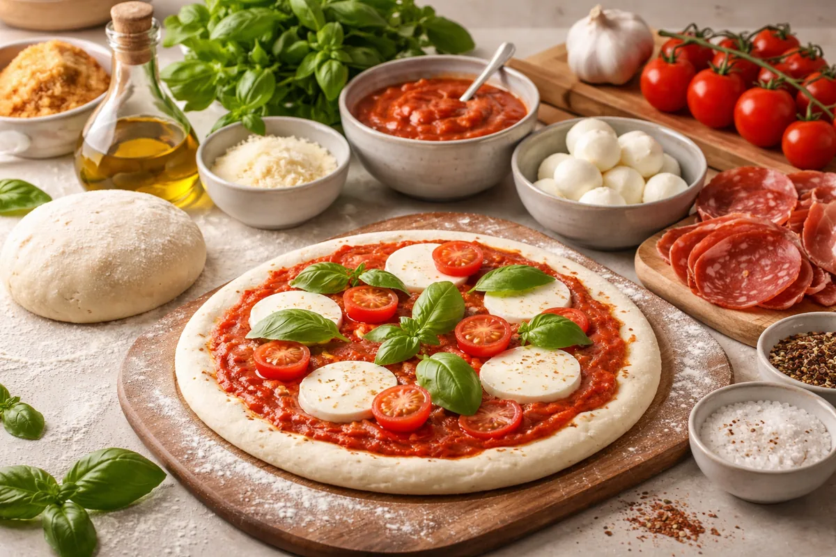Quels sont les ingrédients essentiels pour une pizza maison délicieuse ?