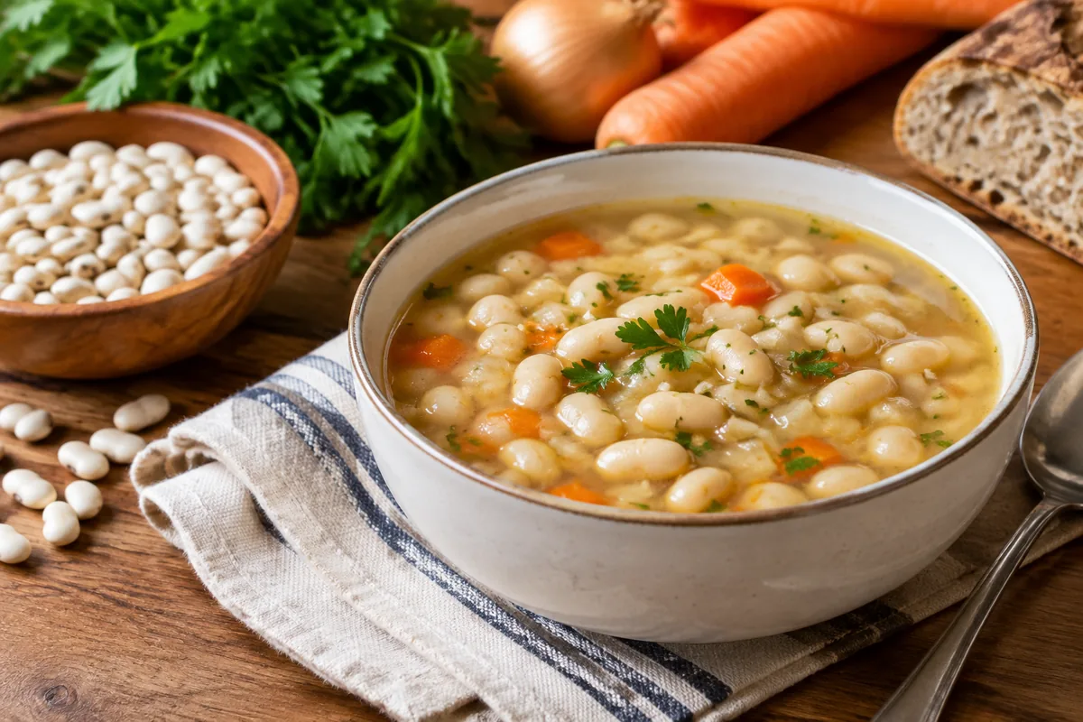 Comment préparer une soupe de mogettes vendéennes sans les faire éclater