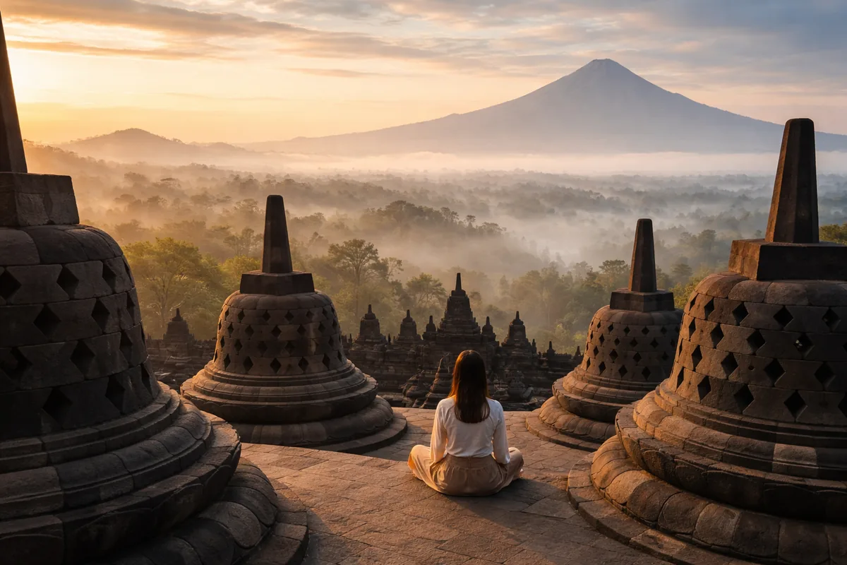 Comment Borobudur offre des expériences spirituelles aux visiteurs en Asie