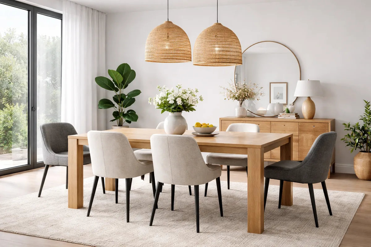 Comment bien choisir ses meubles pour une salle à manger de 15 m²