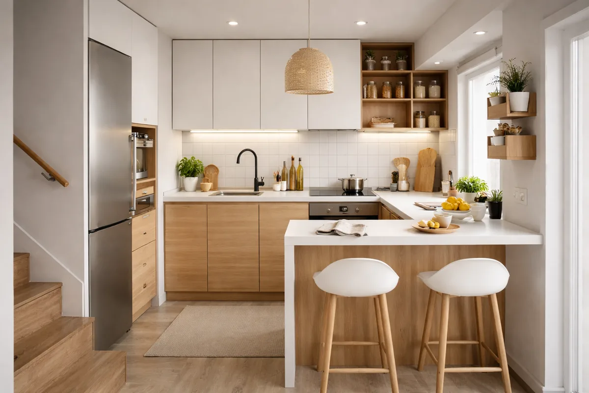 Comment aménager une cuisine de moins de 10 m² de manière fonctionnelle