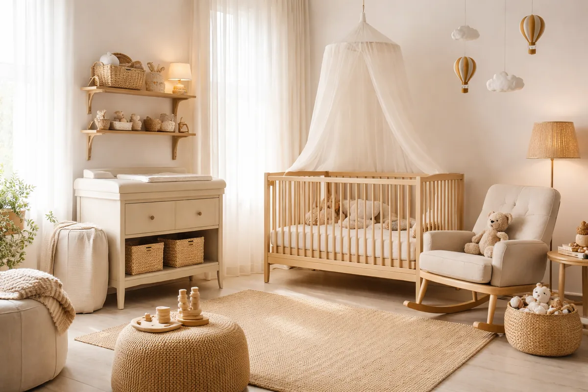 Quels accessoires de puériculture choisir pour créer une chambre d'enfant chic et pratique